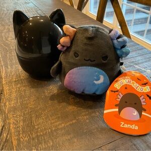 Squishmallows Zanda Black and Blue Plush Toy
